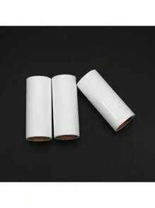 3件/包可刮擦粘纸清洁胶带粘纸宠物毛发去除滚筒可刮擦带滚筒配件