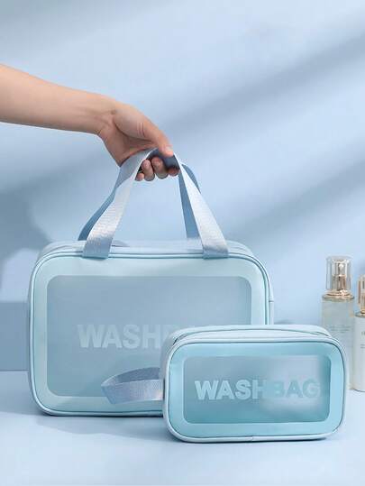 1 件大容量化妆包、化妆品收纳包、便携式旅行化妆包、洗漱包，非常适合旅行、游轮、宿舍、伴娘礼物、母亲礼物、生日礼物、朋友和老师礼物、家居装饰、浴室、卧室、珠宝、唇彩、指甲油收纳