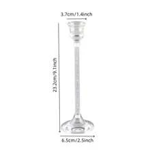 1pc/3pcs/12pcs European Style Acrylic Candle Holders, Dining Table Candle Cups, Wedding Decor, Candlelight Dinner, Fashionable Acrylic Candle Accessories