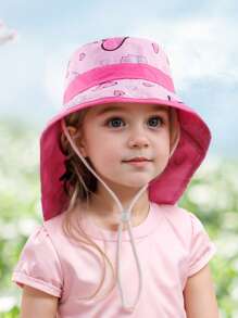 1 st. Kinderen Outdoor Kersenmotief Zonbescherming Emmerhoed