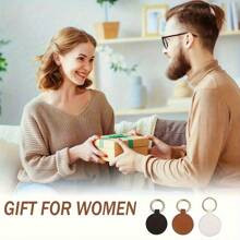 1pc NYXIA Round Magnetic Hat Clip, Portable Non-Elastic Travel Hat Holder, Backpack Luggage Accessory, Washable, Unisex - Black/White/Light Brown