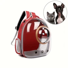 Airline-Approved Pet Carrier Backpack For Small Dogs & Cats Up To 12 Lbs - PC Acrylic Transparent Design, Ventilated Temperature-Resistant - TSA Compliant Travel Hiking Camping Vet Visits - Lightweight Portable Pet Carrier With Adjustable Straps & Safety Lock, Escape-Proof Hands-Free Pet Backpack Carrier For Airplane Car Carriers, Ideal Pet Travel Accessories Gift For Dog Cat Owners By IISVGE