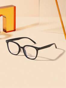 一副女士亚克力波西米亚撞色方形时尚眼镜，适合日常阅读和通勤。 - 彩色 - 查看 16