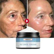 Retinol Firming Face Cream Lifting Neck Anti-Aging Remove Wrinkles Night Day Cream Moisturizing Facial Serum Skin Care - White - View 2