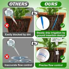 1pc/2pcs/4pcs Auto Plant Watering System, Indoor Plant Self Watering Device, Suitable For Travel, Gardening, Flower & Plant Cultivation - Multicolor - View 5
