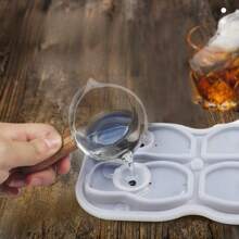 1 Pc 3D Shoe-Shaped Silicone Mold Ice Tray, For Whiskey Lovers And Bartenders
