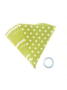 1 Set de 12 piezas de Banderines de papel con lunares y triángulos con 1 rollo de 5m de cuerda de colores, decoración de guirnalda para el hogar, lugar de celebración, cumpleaños, boda, decoración de la habitación, decoración del jardín, decoración de boda, decoración del hogar, regalo de fiesta, pancarta de tapiz, decoraciones de cumpleaños, decoraciones de fiesta