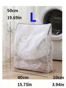 Laundry Wash Bag With Handle And Honeycomb Mesh For Delicates, Thick Fine Mesh Washing Machine Bag, Hanging Mesh Laundry Hamper, Multi-Functional Clothes Storage Mesh Bag, Wall-Mounted Changing Clothes Bag, Large Dirty Clothes Storage Laundry Bag For Bathroom, Apartment, RV, College Dorm, Laundry Organization For Bathroom Bedroom Travel Essentials Travel Accessories Travel Must Haves Beach Vacation Summer Holiday School Accessories Back To School Supplies Stuff