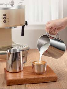 Bình tạo bọt sữa 12oz, vòi phun hơi nước cho máy pha cà phê espresso, bình hấp sữa bằng thép không gỉ để tạo hình cappuccino latte art, kèm bút trang trí, thích hợp cho mùa tựu trường. - Nhiều màu - Xem 5