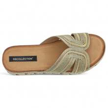Women's Beige Textile Exterior Platform Sandals By RBCOLLECTION
