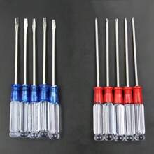 Phillips Cross-Head Screwdriver With Magnetic Tip, Transparent Handle, Other Material Construction, For Home And Professional Use - Multicolor - View 7