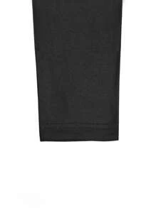 Contrast Color Print Sporty Round Neck Short Sleeve Top & Leggings