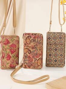 1pc Vintage Multifunction Phone Wallet/Coin Purse/Crossbody Bag Suitable For Daily Use Phone Bag For Women Wallet Purse Wallet