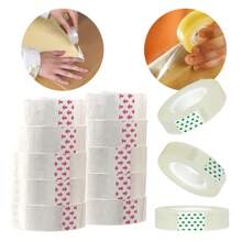 Cinta Diurex Transparente de 2.5 de ancho o delgado 1.5 cm de ancho, Grosor Premium - transparente - Ver 6