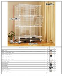 Jaula para aves para uso doméstico, pajarera, para periquito perlado, loro, munia, periquito cabecirrojo, Burung Manyar, jaula de hierro anti-salpicaduras, nido de aves, aviario