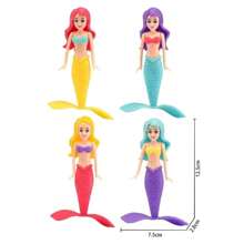 Sirena giratoria, un juguete de buceo que puede girar libremente bajo el agua y flotar hasta la superficie. Adecuado como recuerdos de fiesta, decoraciones de escritorio, natación de verano, juguetes de piscina y playa, regalos para festivales y cumpleaños - Sirena giratoria - Ver 13