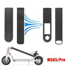 Carbon Fiber Protective Film Sticker For Xiao Mi M365 PRO Electric Scooter Centrol Control Dashboard And Accelerator, Xiao Mi Electric Scooter Accessories Switch Panel Button Instrument Cover Throttle Carbon Fiber Film Sticker