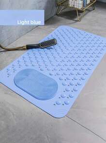 1pc Non-Slip PVC Bath Mat With Massage Nubs - Rectangular, Dot Pattern, Shower And Bathroom Rug, Bath Mats For Bathroom Home Bathroom Decor Fall Decor Back To School - Multicolor - View 10