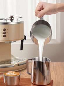Bình tạo bọt sữa 12oz, vòi phun hơi nước cho máy pha cà phê espresso, bình hấp sữa bằng thép không gỉ để tạo hình cappuccino latte art, kèm bút trang trí, thích hợp cho mùa tựu trường. - Nhiều màu - Xem 4