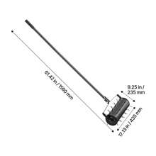 Rolling Lawn Aerator, 18-Inch/ 21-Inch  Heavy-Duty Manual Rolling Aerator Lawn With Detachable Handle And 27 /33Iron Spikes, Rolling Lawn Aeration Tool For Garden Patio Yard Compacted Soils And Lawns, Black - 18inch 27 Iron Spikes - 查看 10