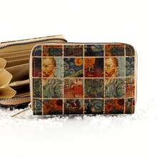 Poșetă ocazională Femei Portofel lung retro Suport card Portofel clasic pentru telefon Portofel mic de modă Portofel ușor Poșetă scurtă Organizator cu fantă pentru card Portofel Boho Portofel multifuncțional Poșetă mare Poșetă practică multistrat Portofel drăguț pentru doamnă/pentru femeie absolventă/pentru studenți Afaceri/navetă/muncă/birou Pentru carte de credit/carte de identitate/bani/numerar/carte de pașaport Moda vintage portabil Multifuncțional