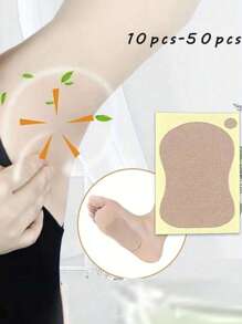 10PCS/30PCS/50CS/100PCS/Set Of Disposable Breathable Sweat Pads, Sports Sweat Patches Ultra-Thin Breathable Invisible Sweat Pads, Disposable Armpit Pads For Men And Women, Armpit Sweat-Absorbing Patch Hook And Loop Patches, All-Season Armpit Patches, Anti-Sweat-Proof Patches, Anti-Sweat-Proof Patches, Markless Invisible Breathable And Sweat-Absorbing Patches, Portable, Travel Accessories, Daily Necessities, Stickers, Summer Cooling,Beach,Travel