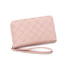 Girl's Korean Style Simple Large Capacity Zipper Wallet, Cards Holder, Coin Purse, Phone Pouch, Card Case - Multicolor - View 9