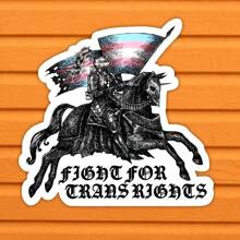 Trans Rights Sticker, For Bullet Journal, Planner, Laptop, Water Bottle, Phone Case, Decor
