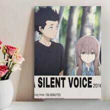 Framed A Silent Voice Anime Canvas Poster - Wall Art For Bedroom, Living Room, Or Hallway Decor - Perfect Gift Idea, Perfect For Room Decor