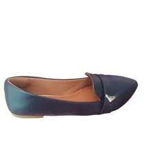 Women's Moccasin Shoes - Blue - View 2