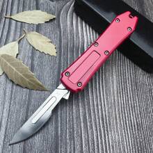 Mini EDC Art Knife Pocket Knife 2.17 Inch Portable Self-Defense Survival Tool Daily Unboxing Knife Paper Cutting Knife - Total length: 13.7cm Blade length: 5.5cm Handle length: 8.2cm - 查看 7