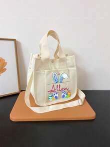 Personalizowana, spersonalizowana torba na ramię z imieniem, personalizowana torba z wieloma kieszeniami, torba na ramię, modna i uniwersalna torebka, to najlepszy prezent dla kobiet, matek, nauczycielek, przyjaciółek, druhen i uczennic. To wyjątkowy, spersonalizowany prezent.