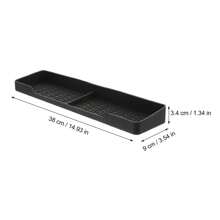 15 Inch Silicone Stove Top Shelf Magnetic For Kitchen Gadgets, Soft Flexible Strong Magnetic Heat Resistant Spice Rack Kitchen Organizer For Over Stove - Black - View 6