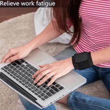 1pair Wrist Support With Compression Strap, Adjustable Elastic Sleeve For , Tennis, Fitness, Weightlifting, Bowling, Small Part Of Wrist, Unisex (Black)