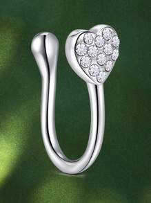 CIZME Fake Nose Ring Multi-Style Nose Rings Butterfly Heart Star Flower CZ African Nose Cuffs Golden/Silvery Golden Faux Septum Nose Rings Clip On Nose Jewelry For Woman Non Pierced Jewelry - Fake Nose Ring - View 36