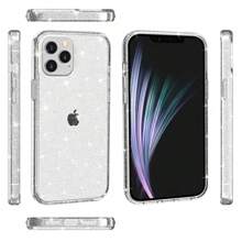Capa Glitter para iPhone11 12 13 14 14 15 16 Full Protect, Silicone Transparente, Capa Traseira Dura - Transparente - Visão 7