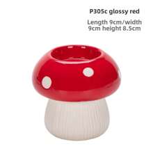 1pc Creative Resin Mushroom Shaped Vase Ornament Home Decorative Craft For Furniture Desktop Decoration