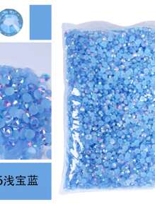 Flat Back Resin Rhinestones 2mm 3mm 4mm 5mm 6mm Non-Hotfix Jelly Rhinestones For DIY Handcraft, Glass, Shoes Decoration - Multicolor - View 8