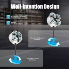 4-Backen Selbstzentrierendes Spannfutter Backenfutter Drechselfutter M33 Für Drechselbank Drechselmesser Zentral Einstellbares PräZisionsfutter Drechselbank Zubehör - Silber - Übersicht 5