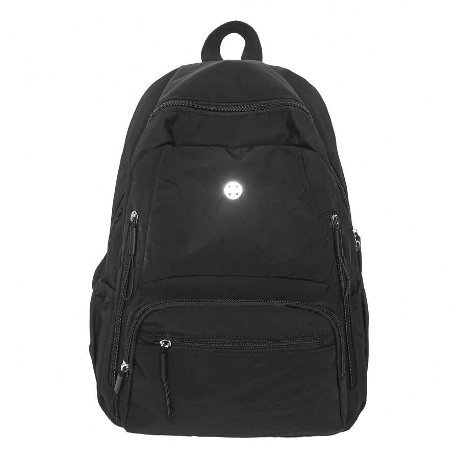 2025 New Lightweight Waterproof Nylon Large Capacity Simple Commuting Cross-Border Ladies Backpack