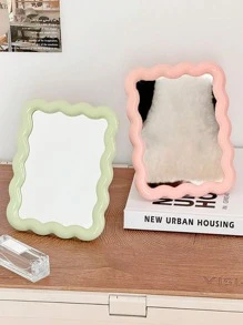 1 Peça Espelho de Maquiagem Pequeno e Dobrável, Espelho de Mesa Portátil Dopamina, Suporte Ajustável a 90 Graus e Montagem na Parede, Adequado para Quarto ou Viagem, Presente Perfeito para Mulheres, Mães e Amigas, Decoração Escolar, Surpresa Escolar, Decoração de Dormitório, De Volta às Aulas