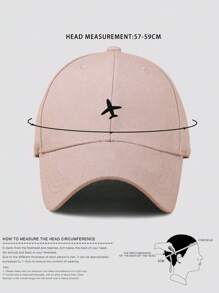 1 Pc Women's Outdoor Camel Letter Printed Washed Baseball Cap, Adjustable, UV Protection, Casual For Spring/Autumn Travel, Versatile, Sun Hat, Y2K Style - Baseball Cap - View 7