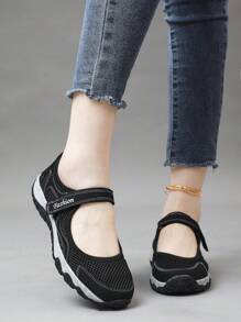 Zapatillas deportivas versátiles de dos colores para mujeres, antideslizantes y transpirables, aptas para todas las estaciones