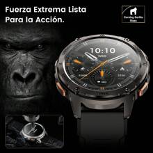 Original KOSPET TANK T3 Military Rugged reloj inteligente para hombres mujeres 50M impermeable 170 modos de movimiento Monitor de oxígeno en la sangre, negro - Negro - Ver 4