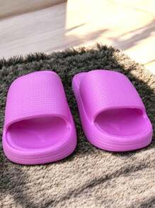 Sandalias De suela gruesa para dama, sandalias de buena calidad y resistentes, sandalias con plataforma - Rosa Fucsia - Ver 4