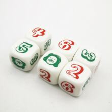 6/10/12pcs Dice Set D6 Digital Fun Dice Event Party Essential Games Family Gathering Essential Dice Games - Multicolor - View 7