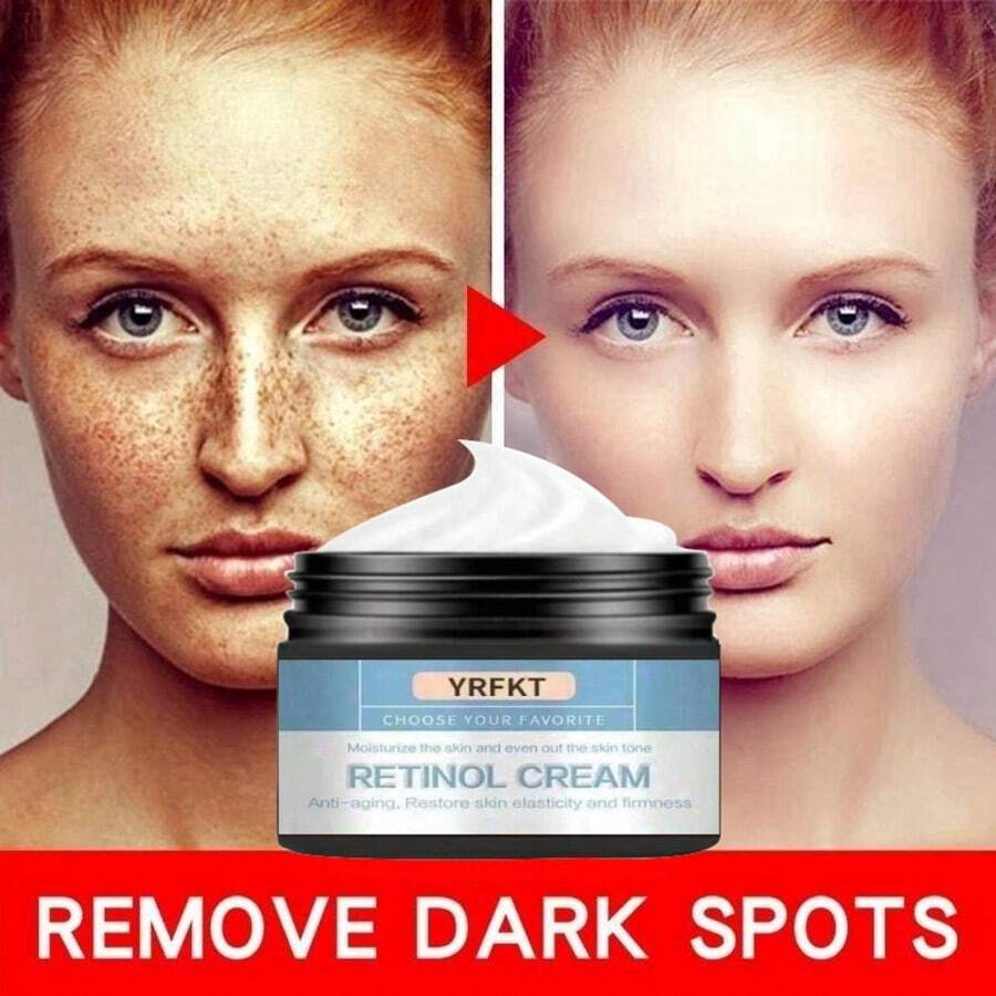 Retinol Firming Face Cream Lifting Neck Anti-Aging Remove Wrinkles Night Day Cream Moisturizing Facial Serum Skin Care - White - View 1