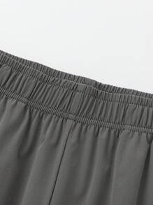 Balabala Tween Boys' Quick-Dry Two Pieces Sport Set, Breathable & Lightweight - Ice Blue - View 6