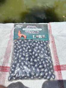 Olive Sinker For Fishing (1 KG) - Size 1 - 5 Grams - Lobo - 深灰色 - 查看 2