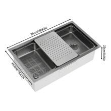 YUNRUX Kitchen Sinks - Black - View 4